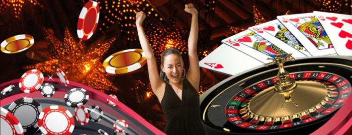 femme jetons roulette cartes casino